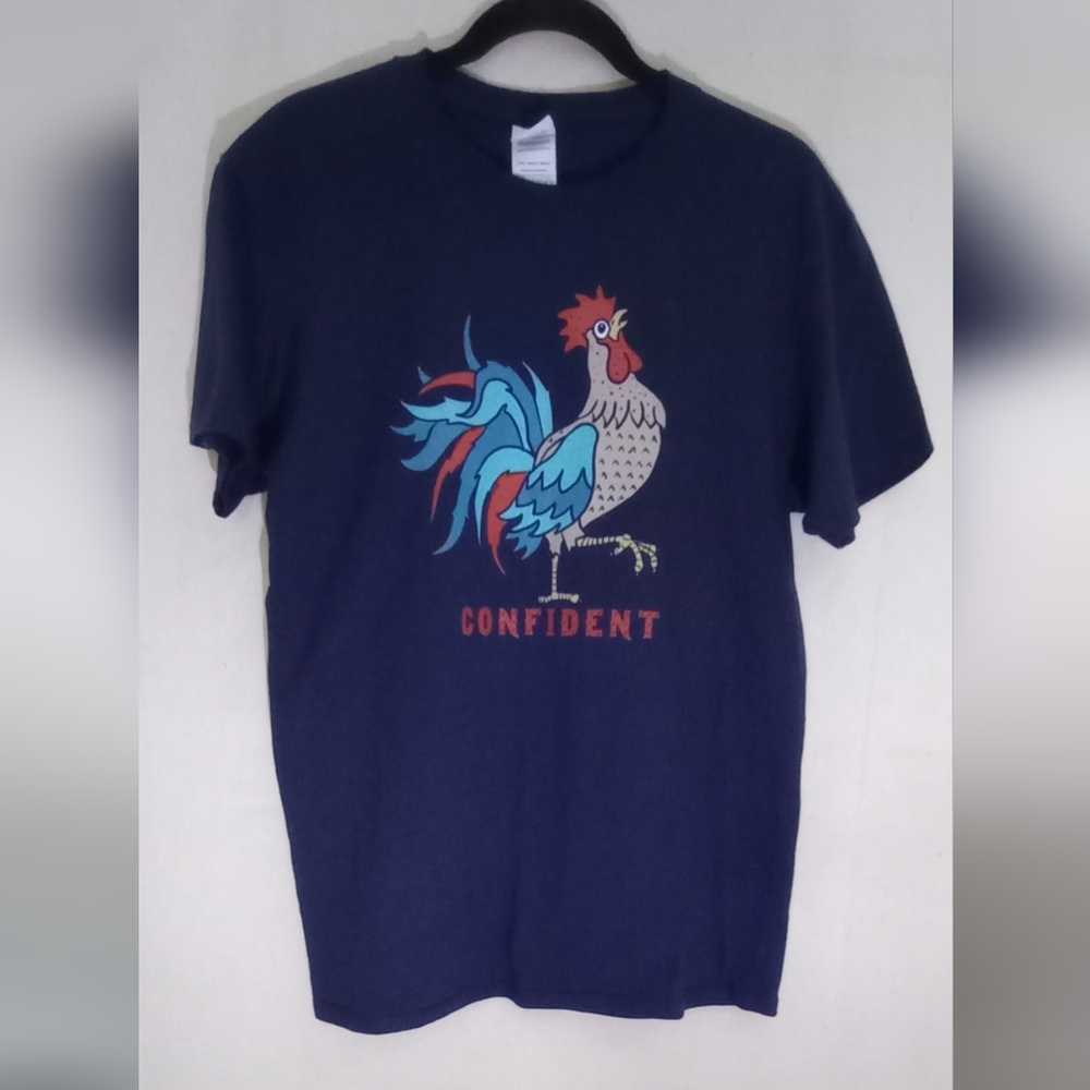 Delta Rooster Graphic Tee - Navy